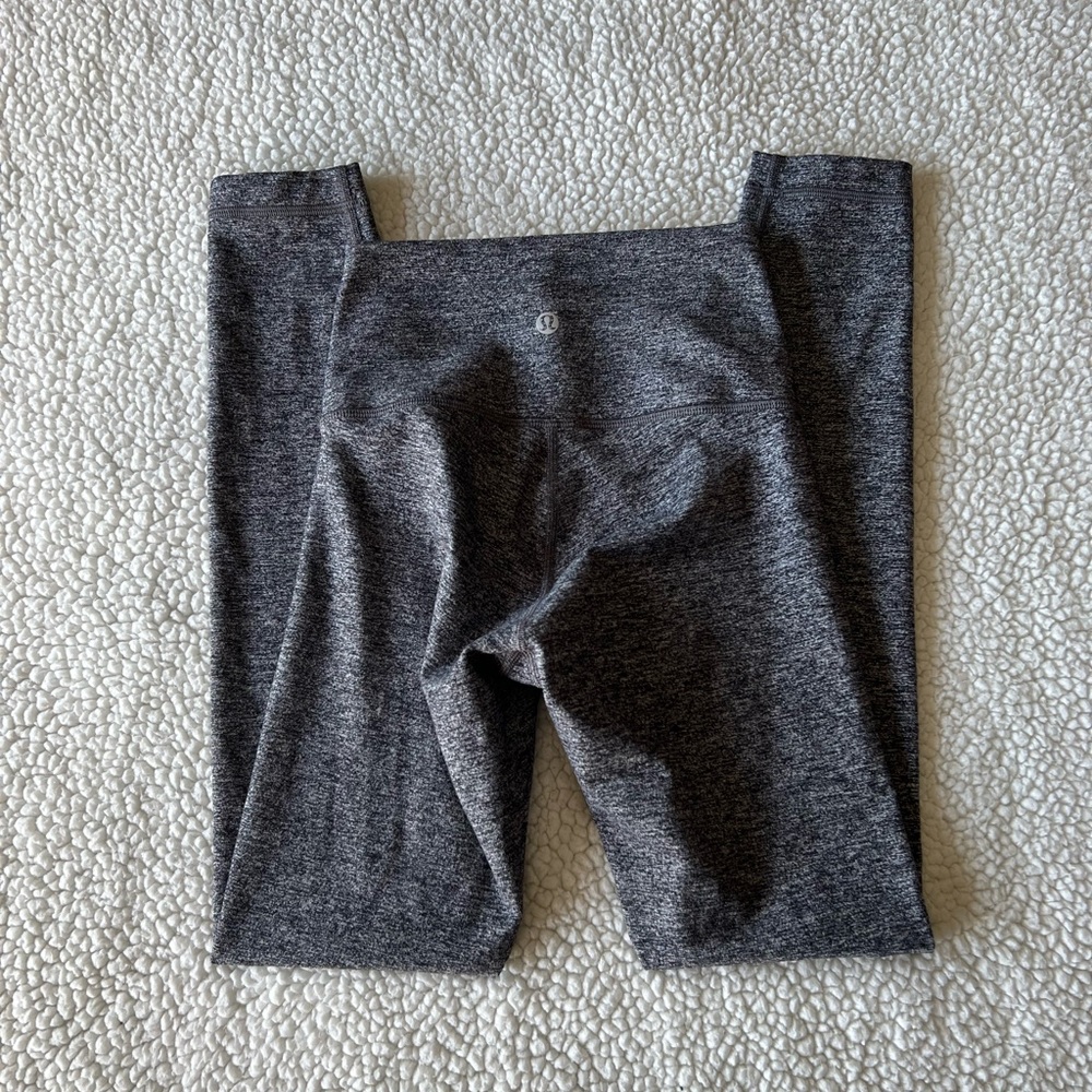 Lululemon Gray Wunder Under Leggings Size 2